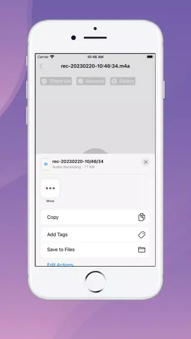Tangkapan layar Sound Detector