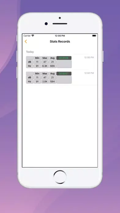 Tangkapan layar Sound Detector