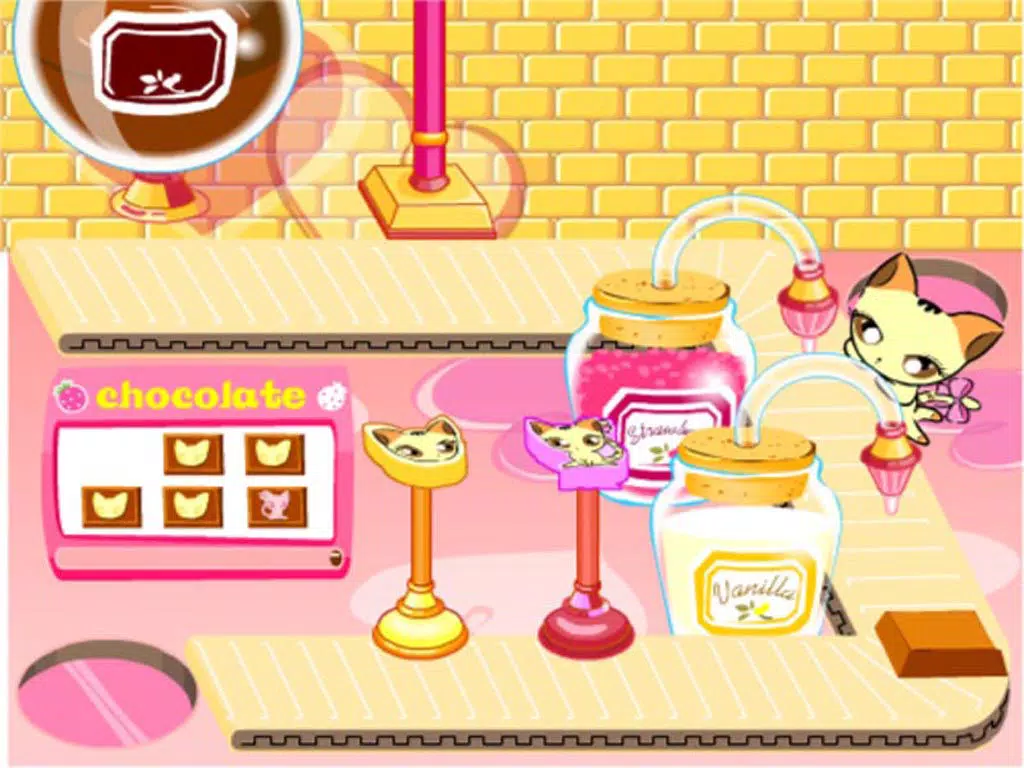 Kitty Chocolate Chef : Chocolate Factory Story iPad 应用截图