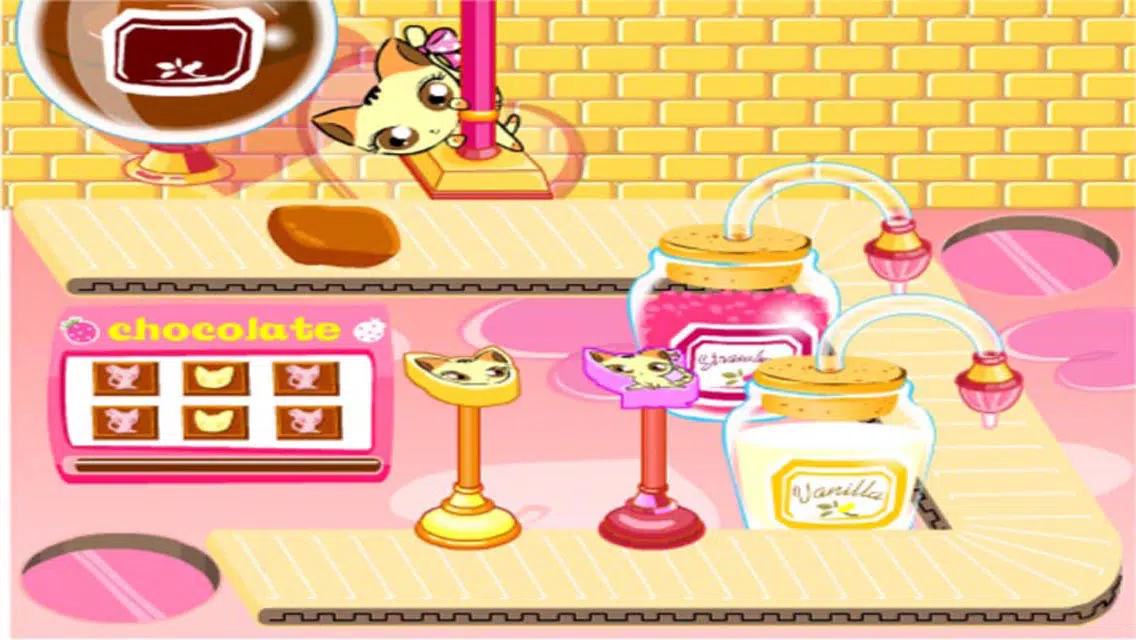 Kitty Chocolate Chef : Chocolate Factory Story应用截图
