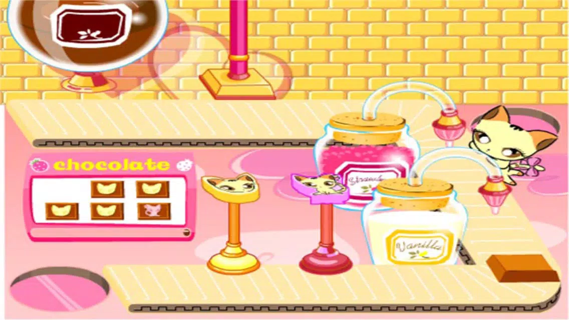 Kitty Chocolate Chef : Chocolate Factory Story应用截图