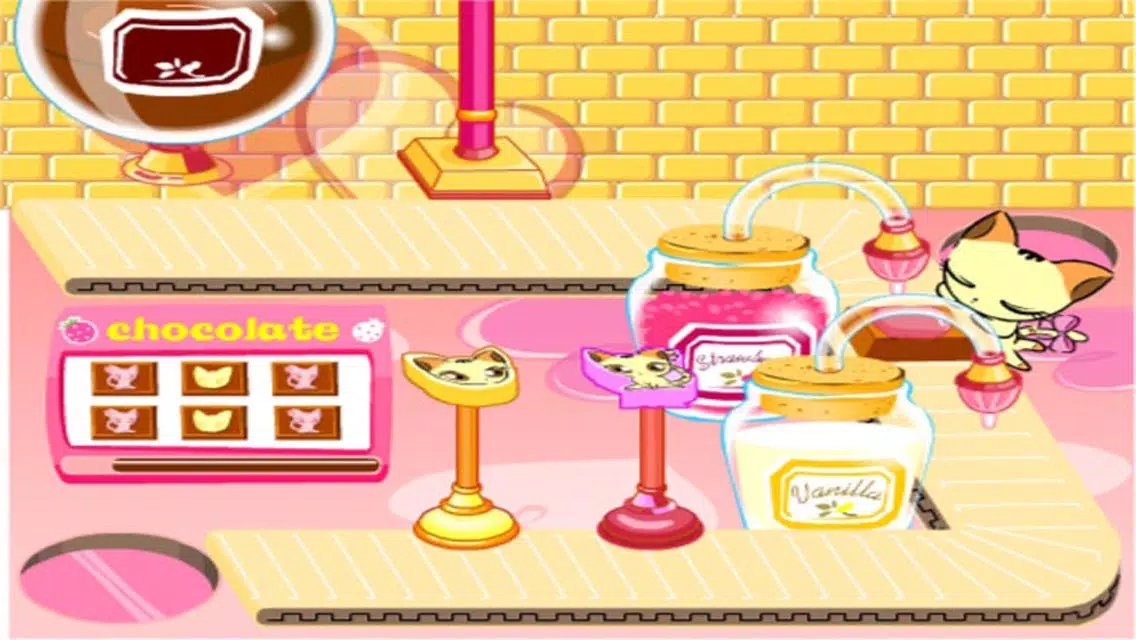 Kitty Chocolate Chef : Chocolate Factory Story应用截图