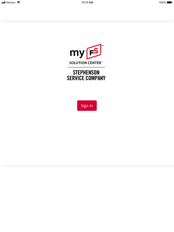 Tangkapan layar Stephenson Service - myFS iPad 