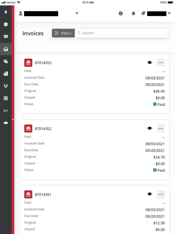Capturas de tela do Stephenson Service - myFS iPad 