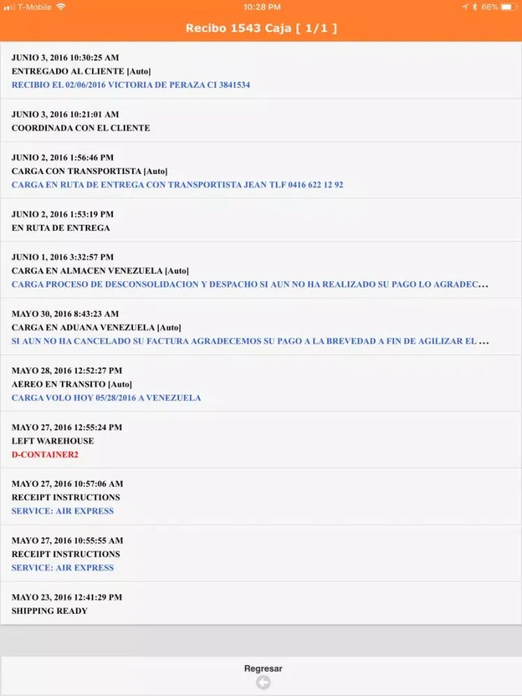 2GO Logistics iPad  سکرین شاٹس