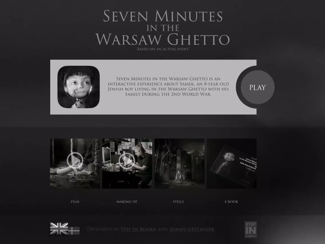 Tangkapan skrin Seven Minutes in the Warsaw Ghetto iPad 