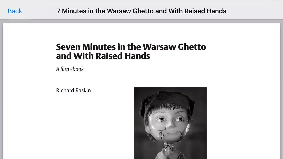 Tangkapan skrin Seven Minutes in the Warsaw Ghetto