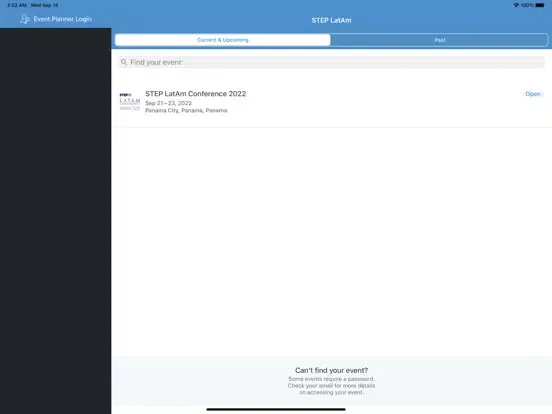 STEP LatAm Conference iPad  Screenshots