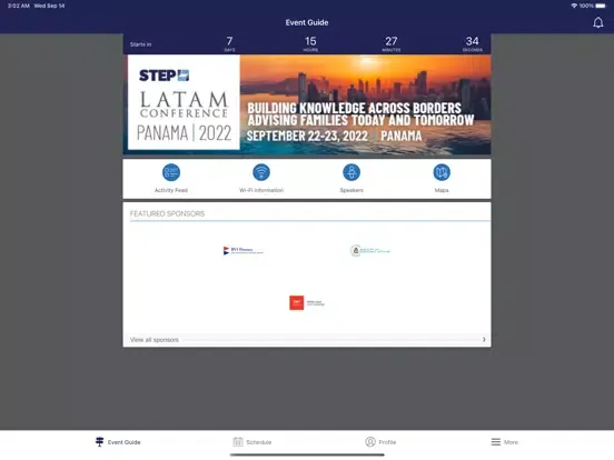 STEP LatAm Conference iPad  Screenshots