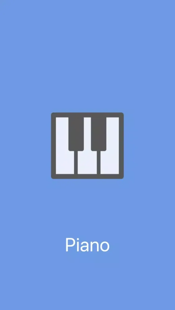 Zrzuty ekranu AppStash: Piano