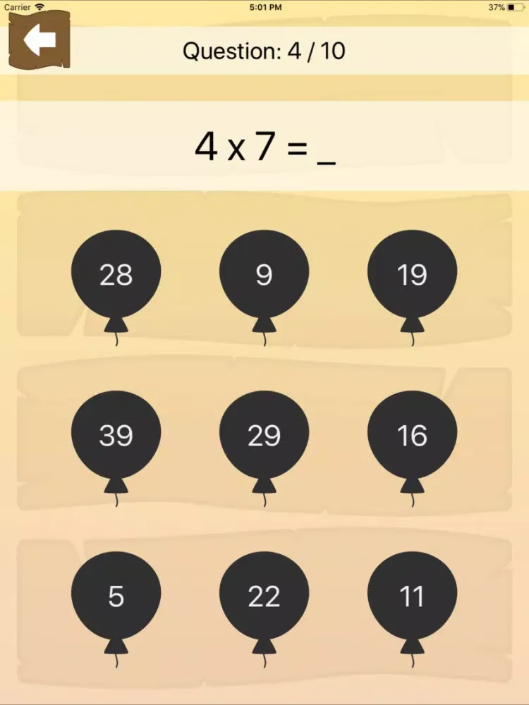 NumBurst iPad  سکرین شاٹس