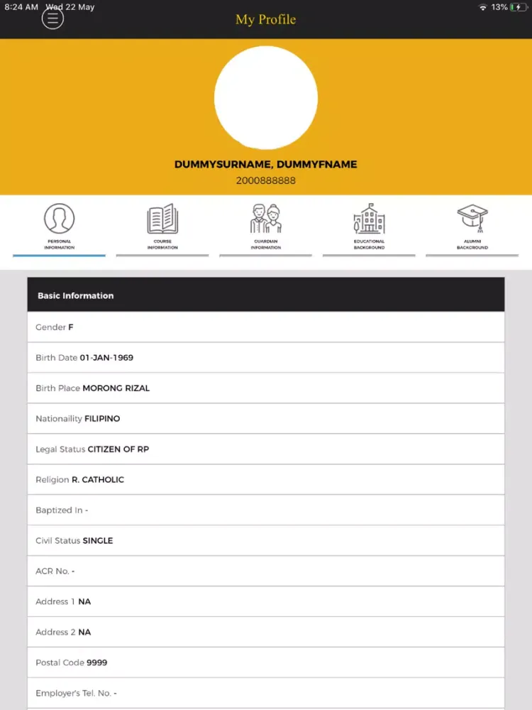 myUSTe - Student Portal iPad  스크린샷