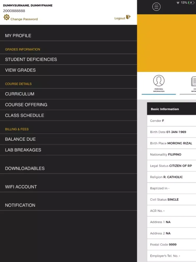 myUSTe - Student Portal iPad  스크린샷