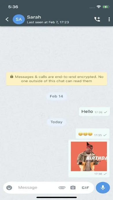 Скриншоты ONTOUCH Messenger