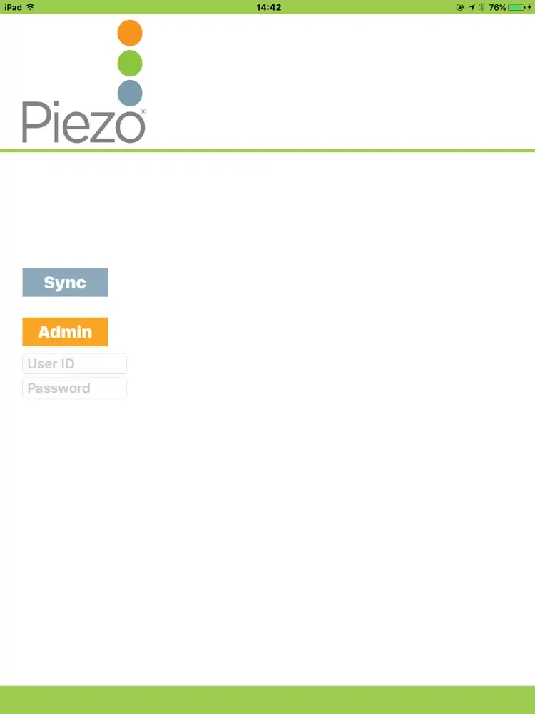 Tangkapan layar StepsCount Piezo iPad 