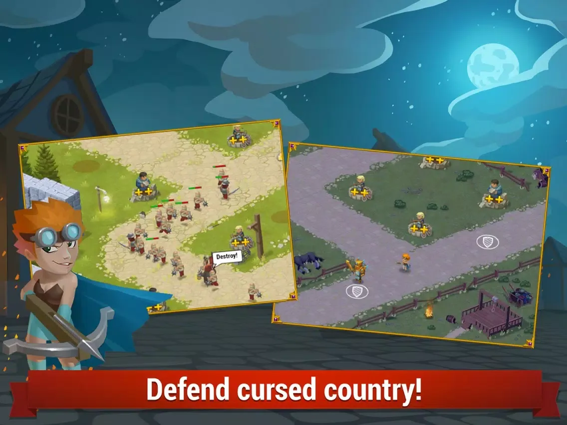 Defend Castle: Offline iPad  سکرین شاٹس