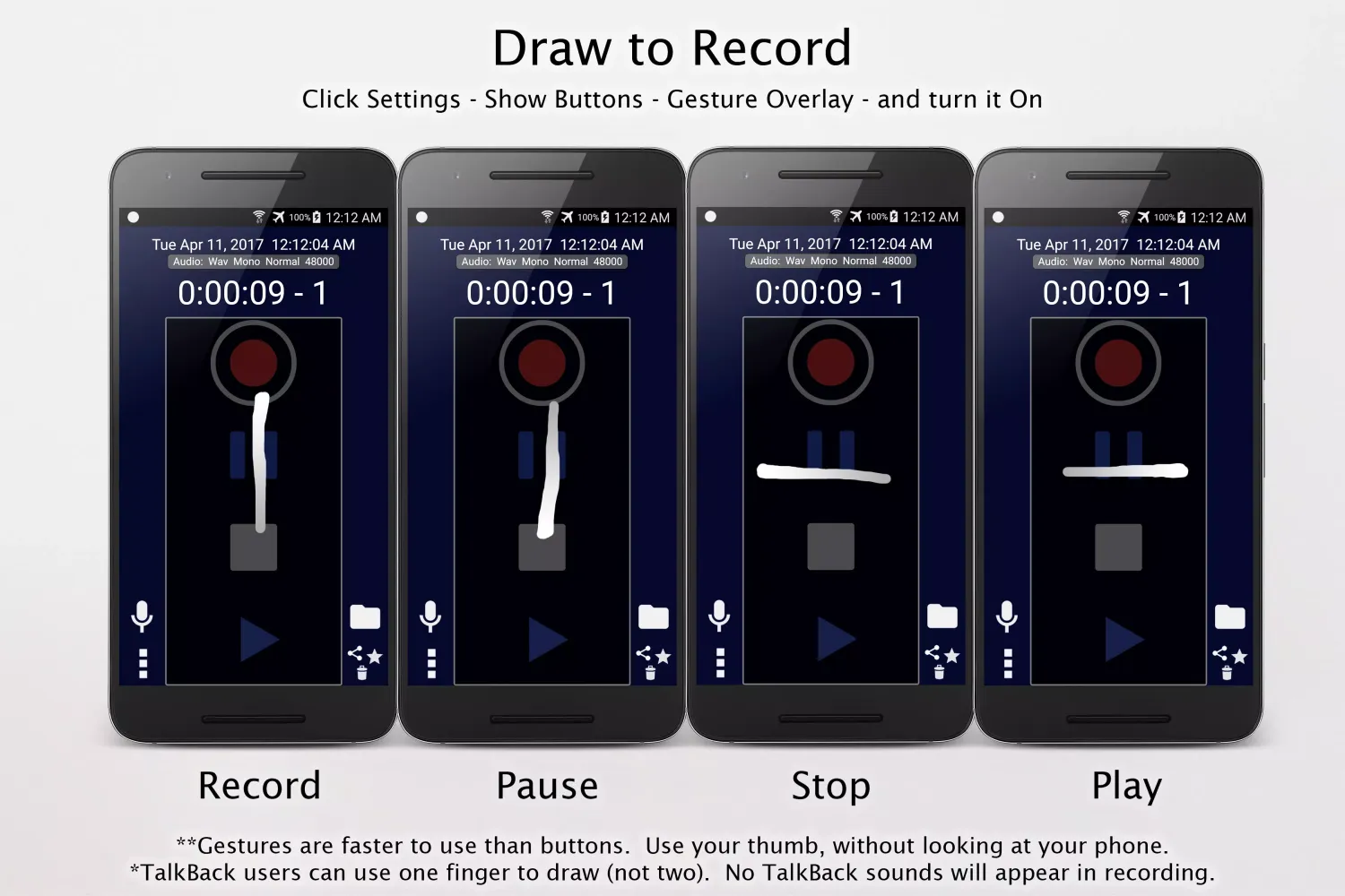 Hi-Res Audio Recorder Ekran Görüntüleri