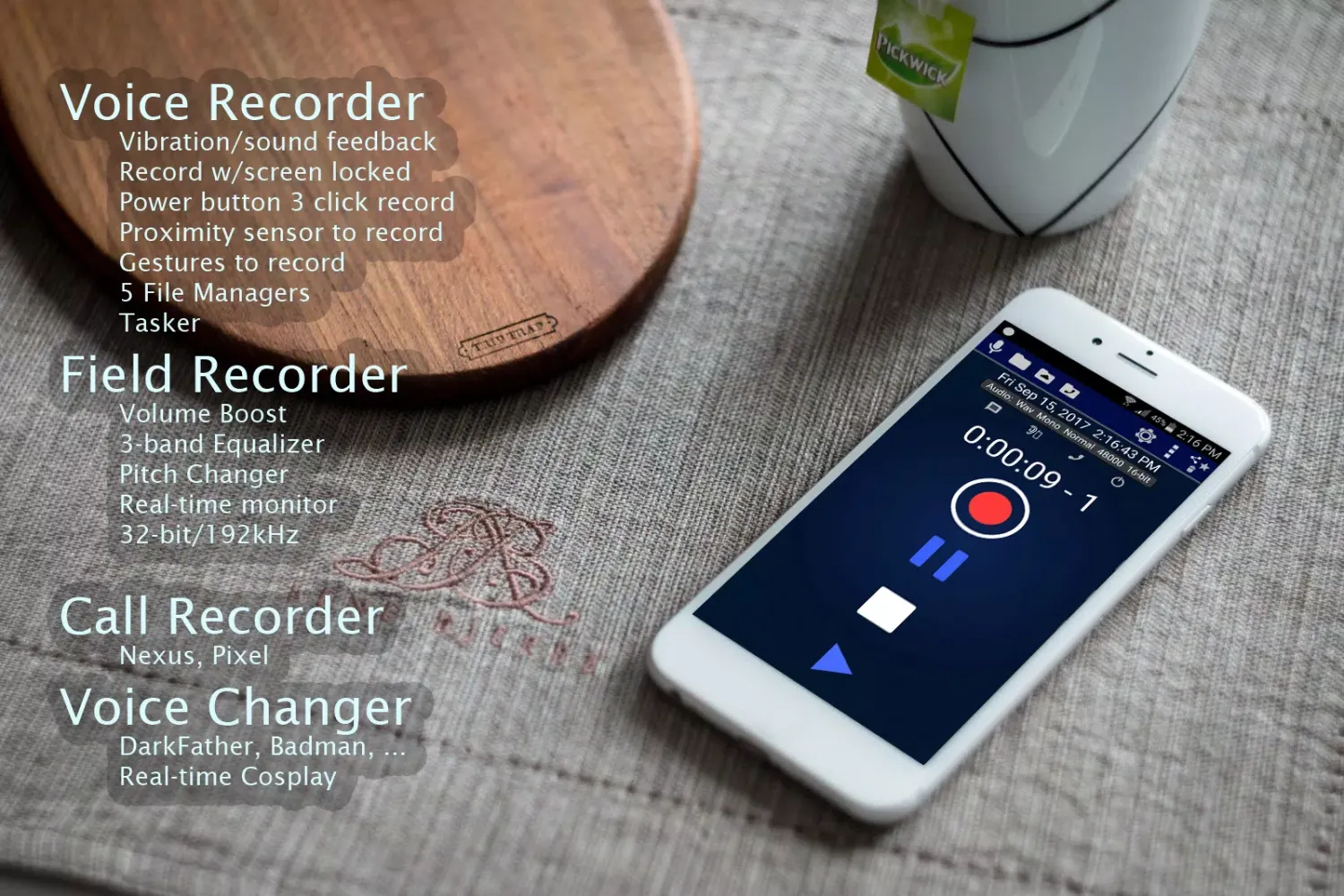 Hi-Res Audio Recorder Ekran Görüntüleri