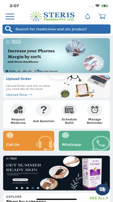 Captures d'écran de STERIS PHARMA B2B
