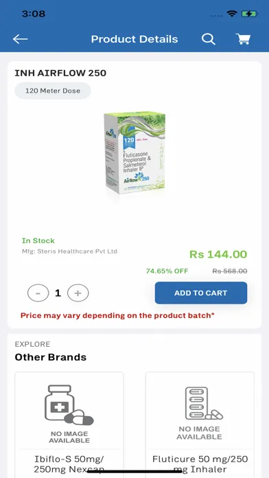 Captures d'écran de STERIS PHARMA B2B