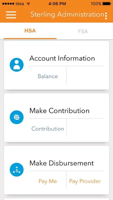 Sterling Administration Mobile Screenshots