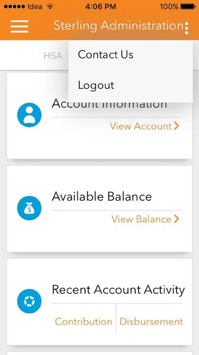 Sterling Administration Mobile Screenshots