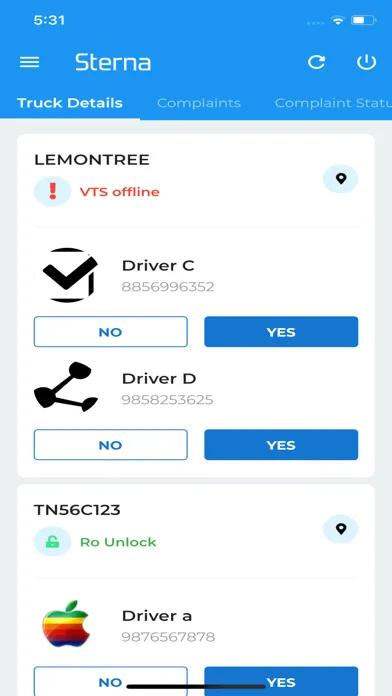 Tangkapan layar STERNA PLUS
