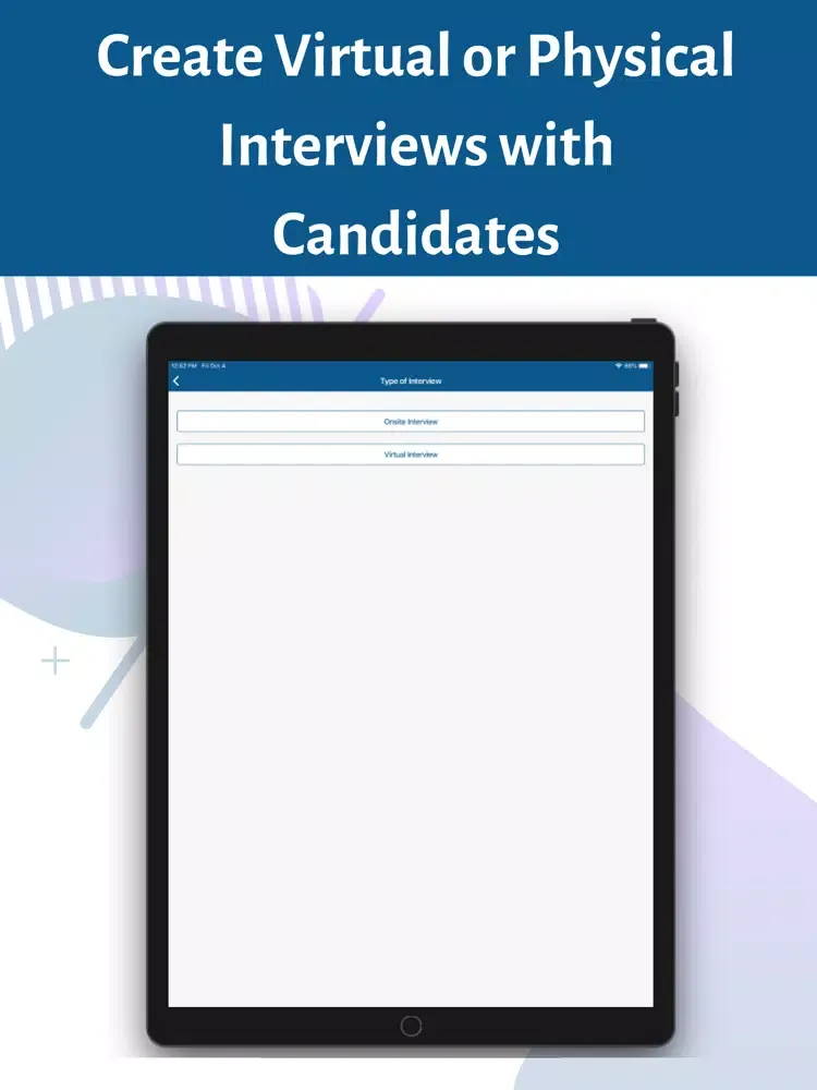 Tangkapan layar STERNA Client iPad 