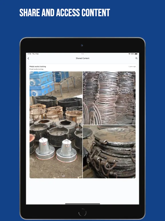 Tangkapan skrin KDA Events iPad 