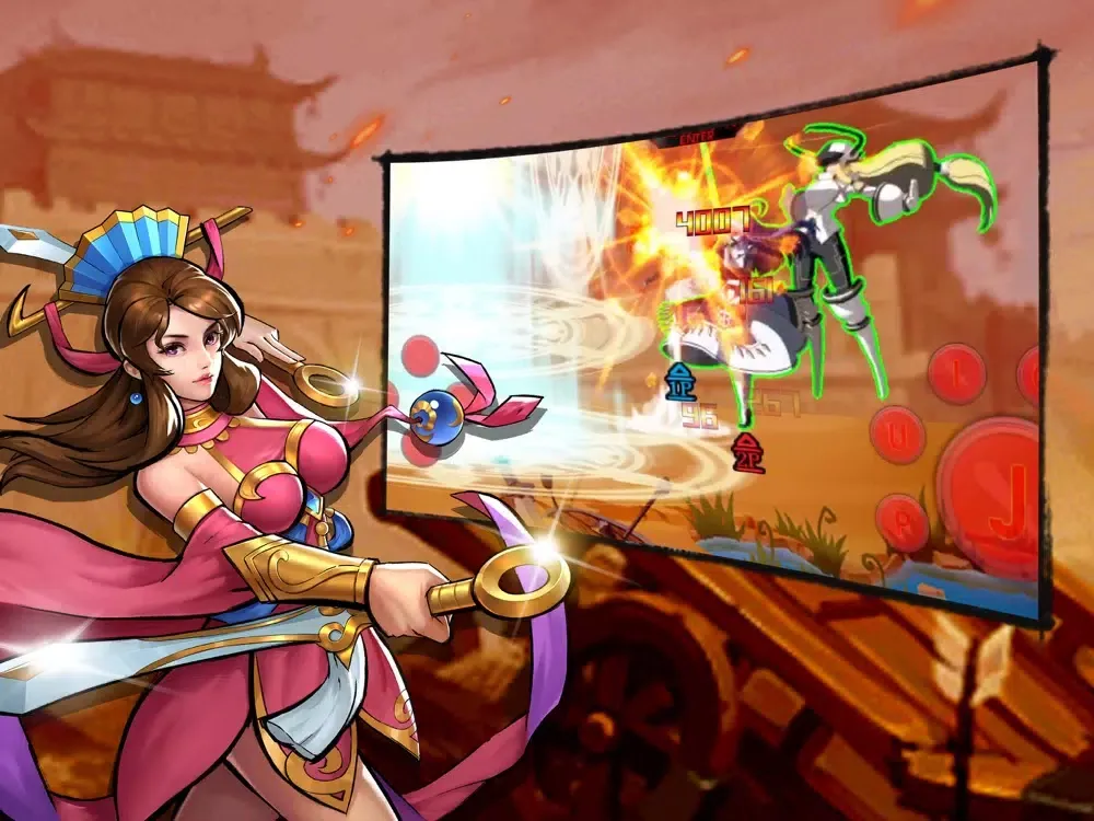 Fighting Arcade-A classic game iPad  Ekran Görüntüleri