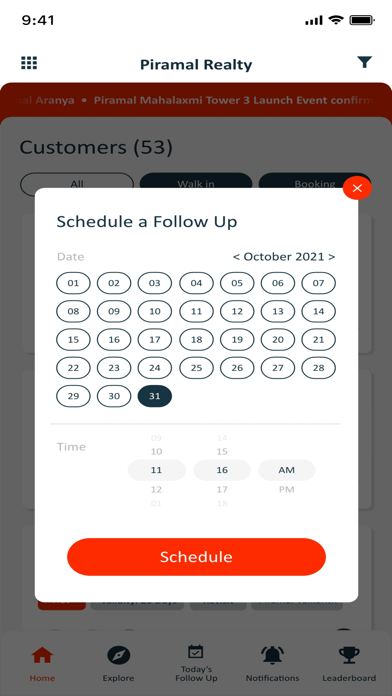 Tangkapan layar Piramal Channel Partners App