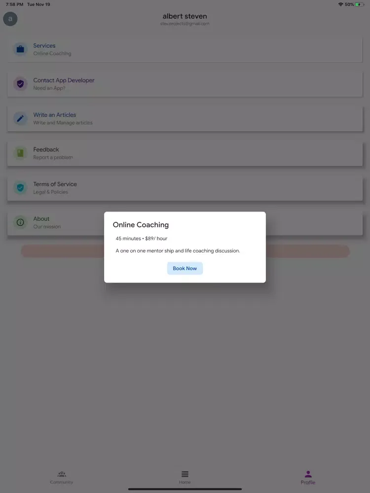 Worrior Solutions iPad  স্ক্রিনশট