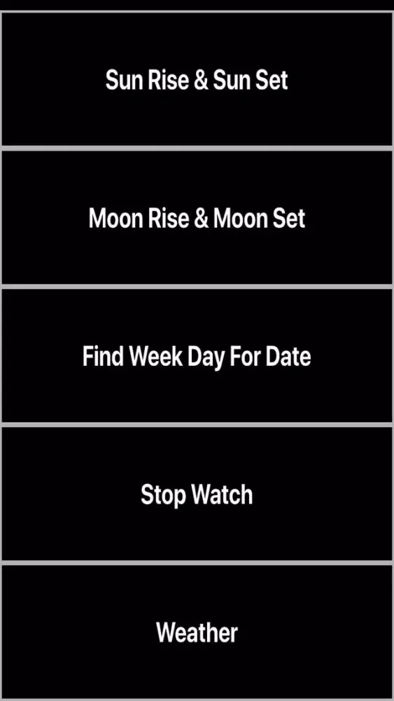 Sun Moon Rise & Set Calc स्क्रीनशॉट