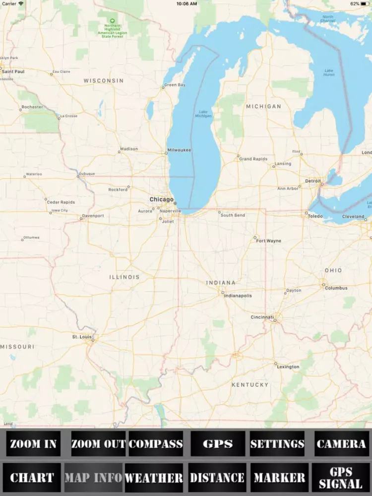 Great Lakes Nautical Charts iPad  স্ক্রিনশট