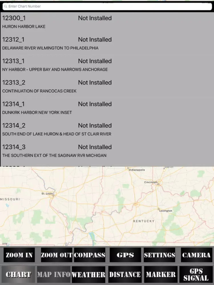 Great Lakes Nautical Charts iPad  স্ক্রিনশট
