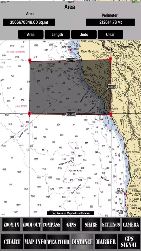 California USA Nautical Charts স্ক্রিনশট
