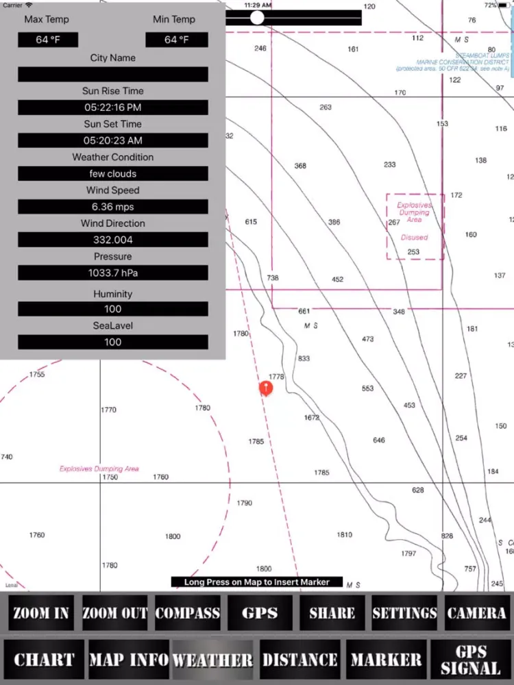 Connecticut USA Nautical Chart iPad 应用截图