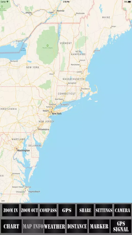Connecticut USA Nautical Chart应用截图