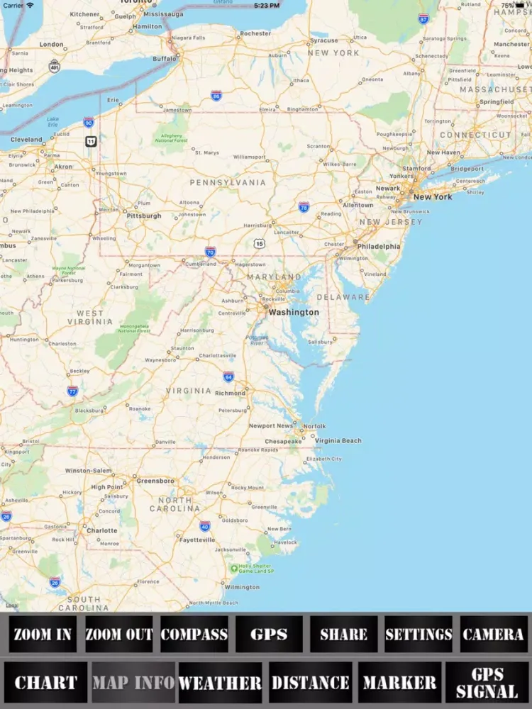 Washington USA Nautical Charts iPad  スクリーンショット