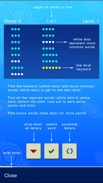 100 Words - Anagrams Screenshots
