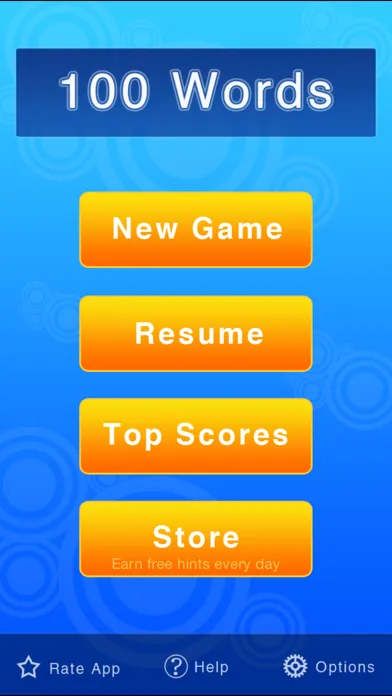 100 Words - Anagrams Screenshots