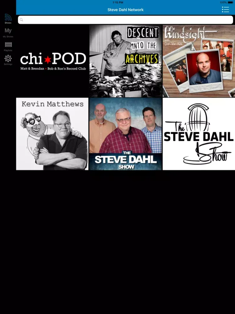Steve Dahl Network App iPad  स्क्रीनशॉट