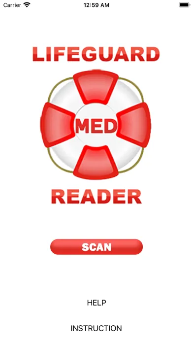 ภาพหน้าจอของ LG QR MED Reader