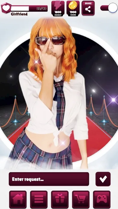 ภาพหน้าจอของ Pocket Love - Gamer Girl