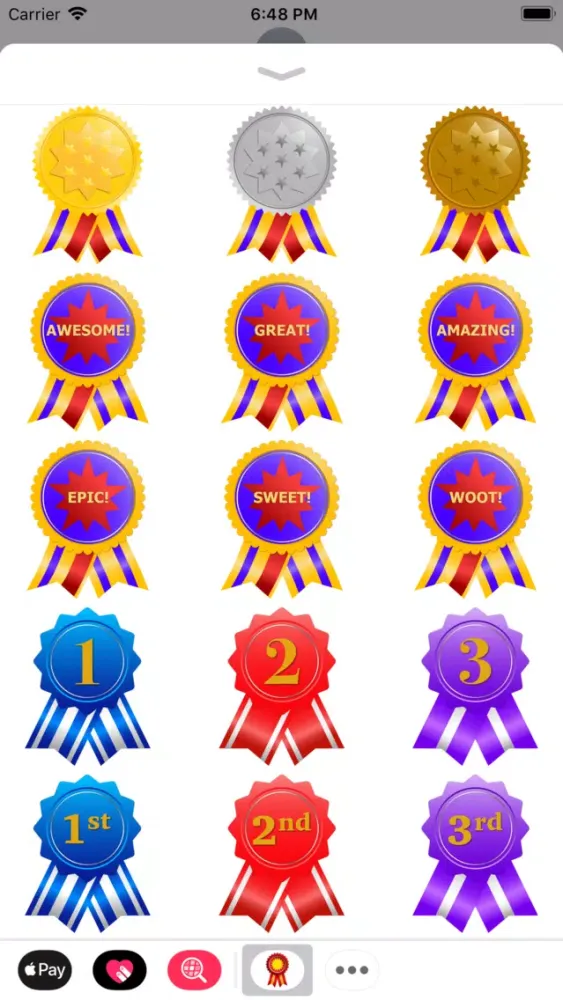 Tangkapan skrin Award-A-Friend