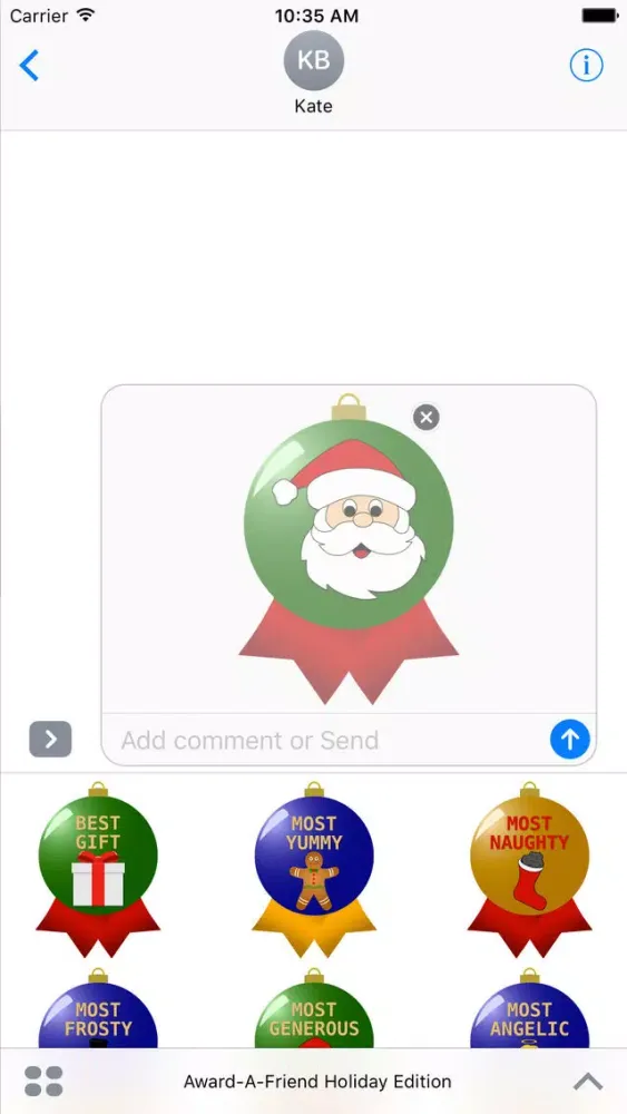 Award-A-Friend Holiday Edition স্ক্রিনশট