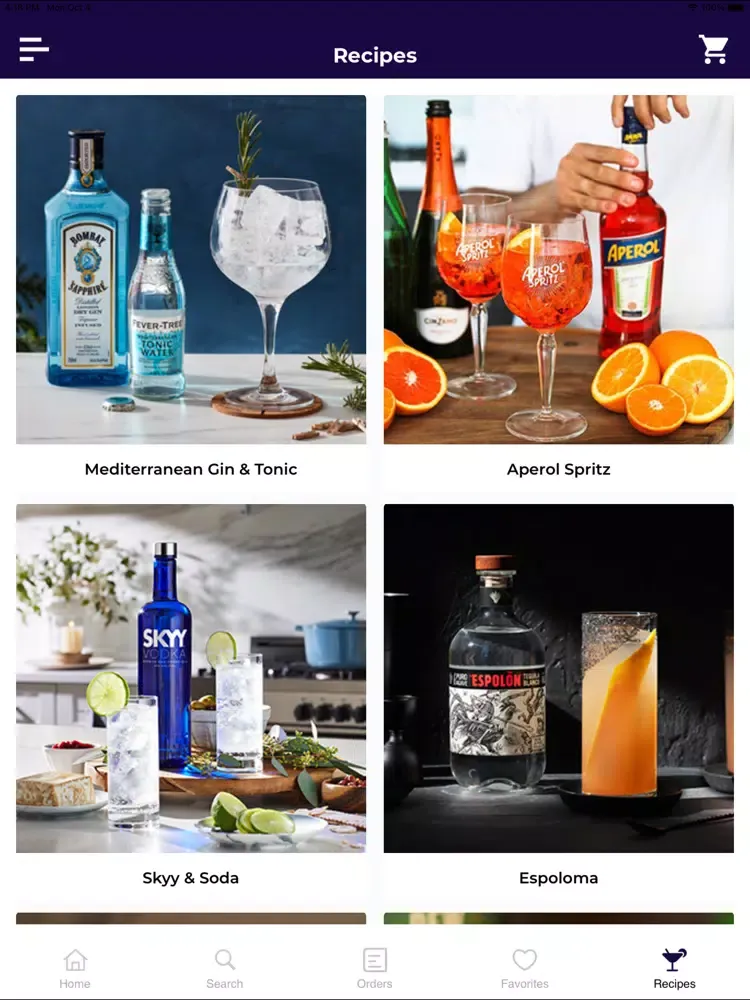 MDL Wine & Spirits iPad 應用截圖