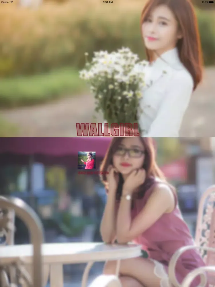 Ảnh chụp màn hình của WallGirl - Hot Girl Pics iPad 