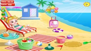 Capturas de pantalla de Baby Hazel in the Sand