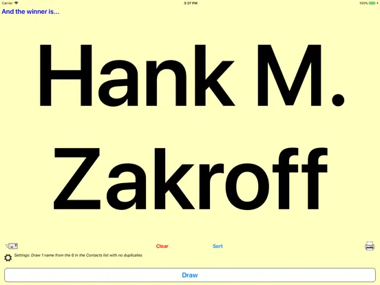 Ảnh chụp màn hình của Handy Randy iPad 